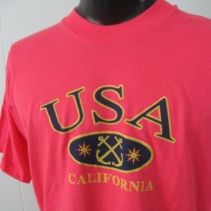 Vintage 90s TShirt Tee Retro USA California